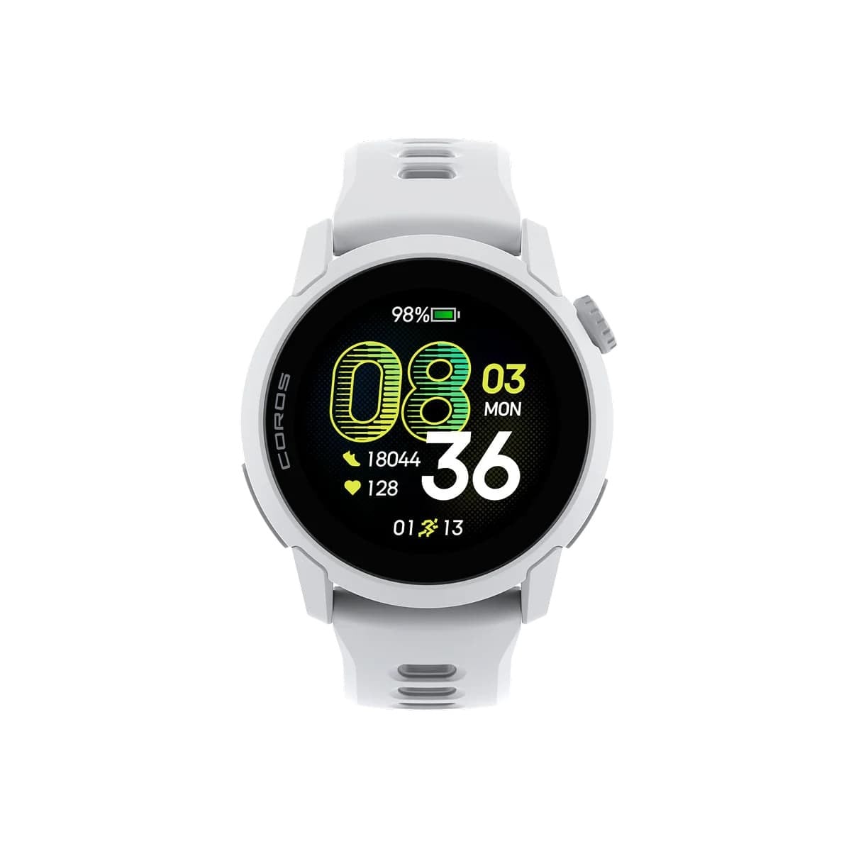 Coros Pace 4 Premium Multisport GPS Watch With Silicone Band - White