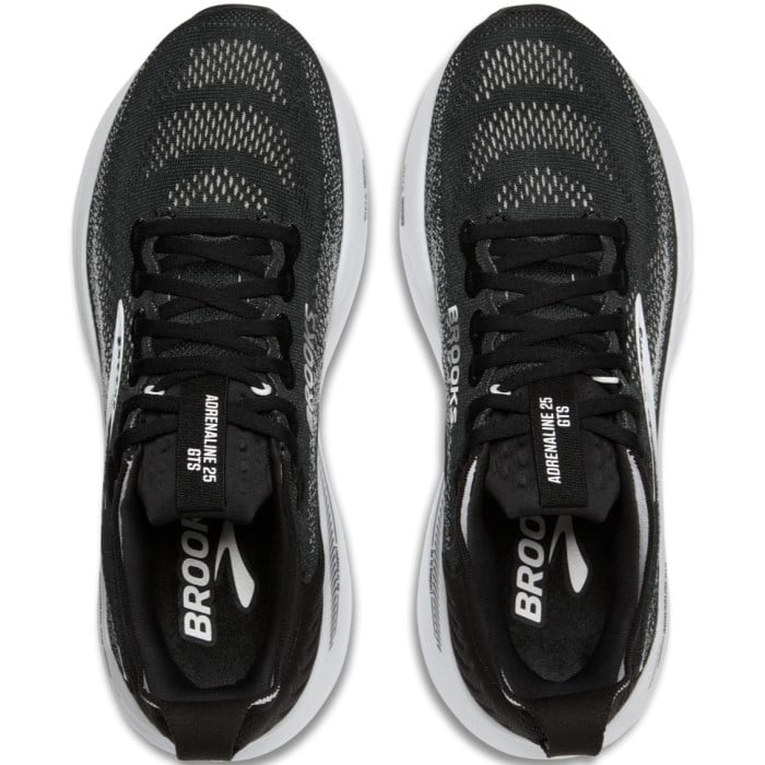 Brooks Adrenaline GTS 25 - Womens Running Shoes - Black/White
