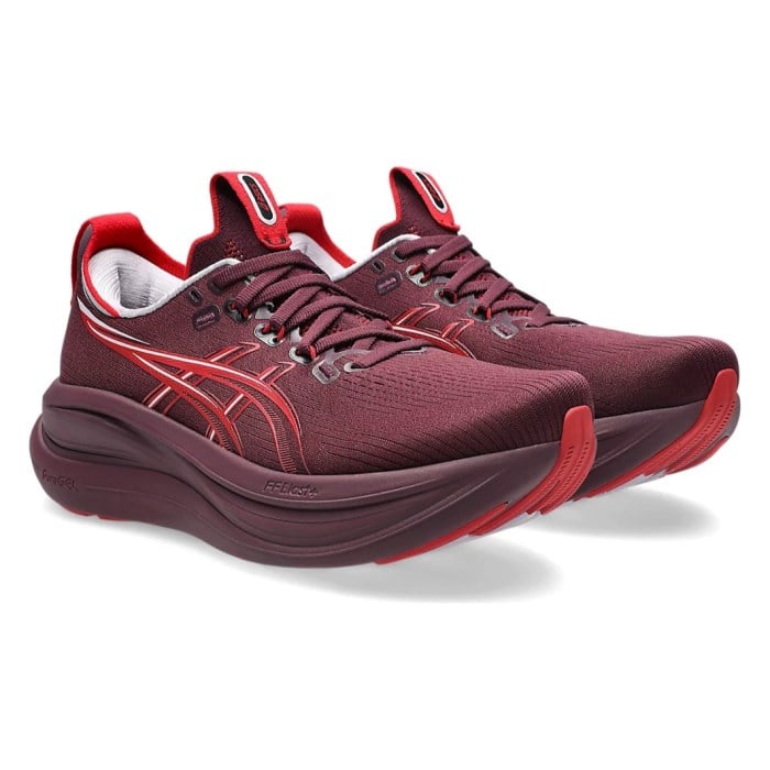 Asics Gel Nimbus 28 - Womens Running Shoes - Beniimo Purple/Speed Red - image 6