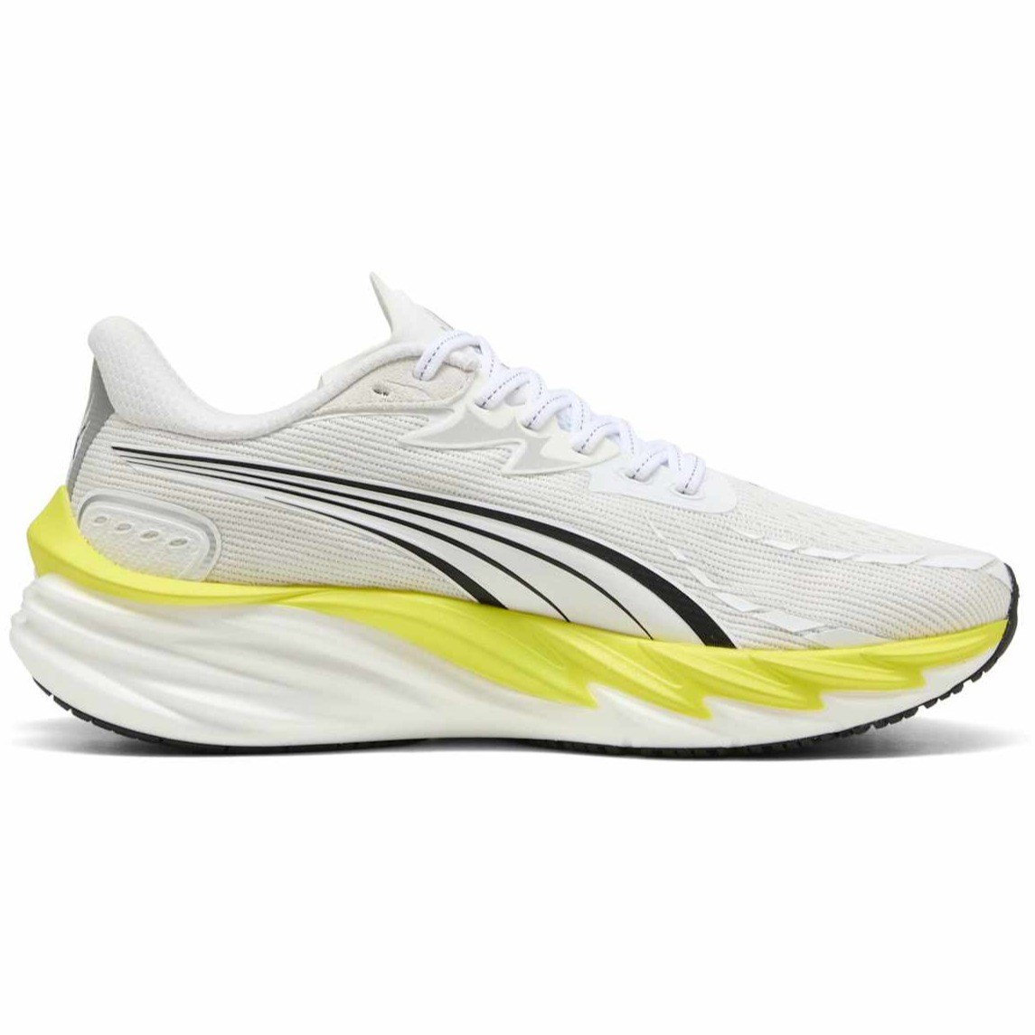 Puma Velocity Nitro 4 - Mens Running Shoes - Puma White/Lux Lime