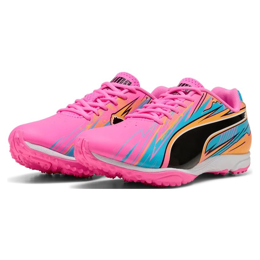 Puma evoSpeed Haraka Jr Spikeless - Kids Track and Field Shoes - Poison Pink/Bright Aqua/Sun Stream - image 2