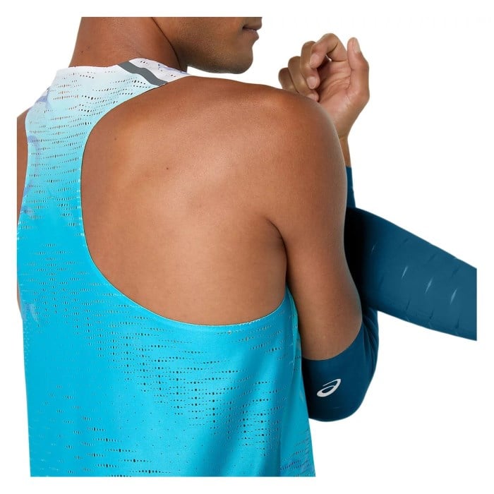 Asics Mens Metaspeed Singlet - Aquarium - image 5