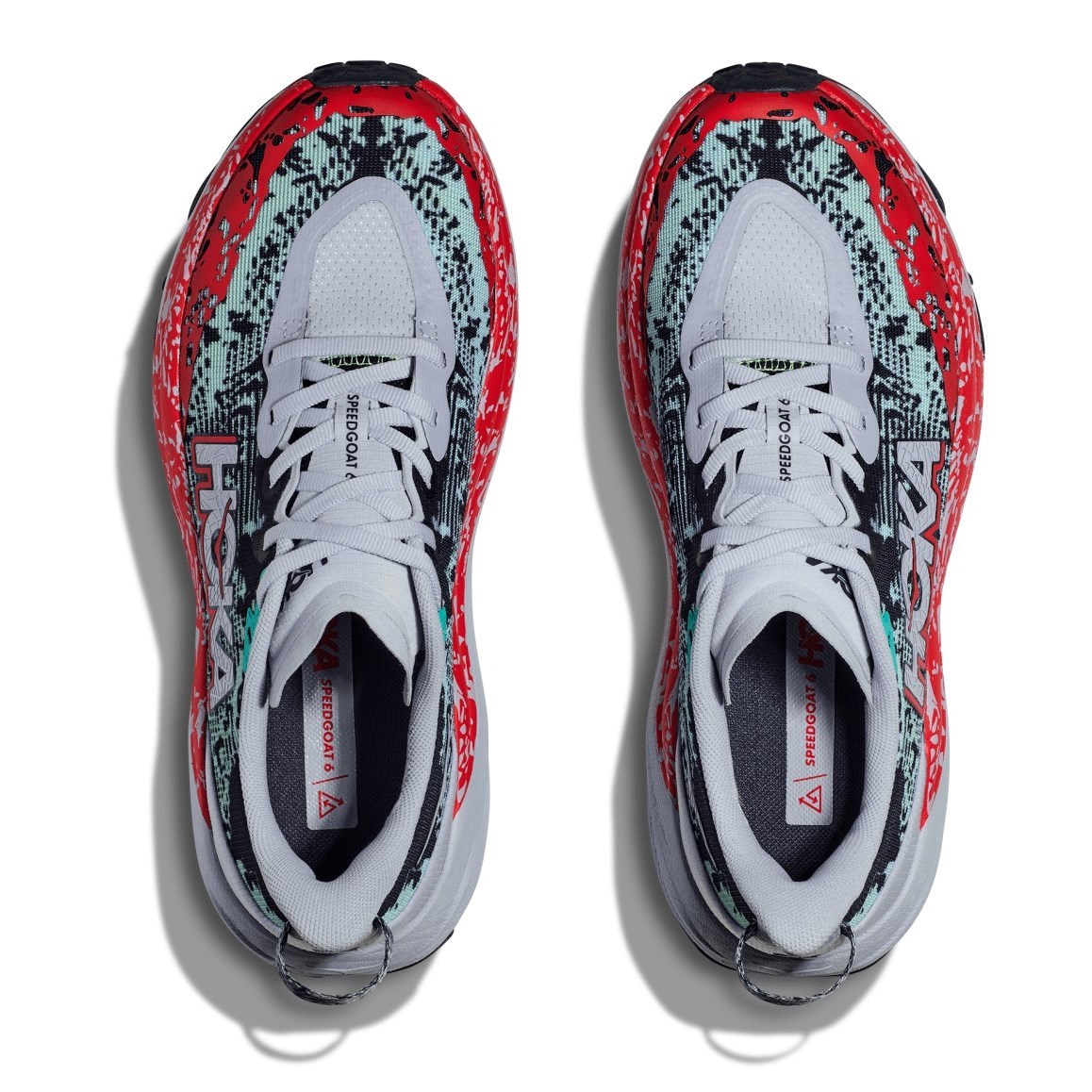 Hoka Speedgoat 6 - Mens Trail Running Shoes - Gull/Stormy Skies - image 3