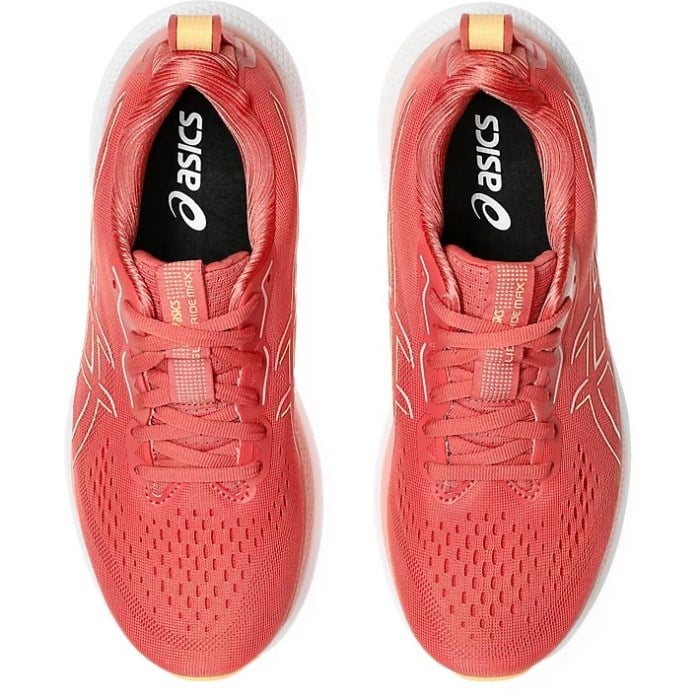 Asics GlideRide Max - Womens Running Shoes - Dark Pink Clay/Orange Glow