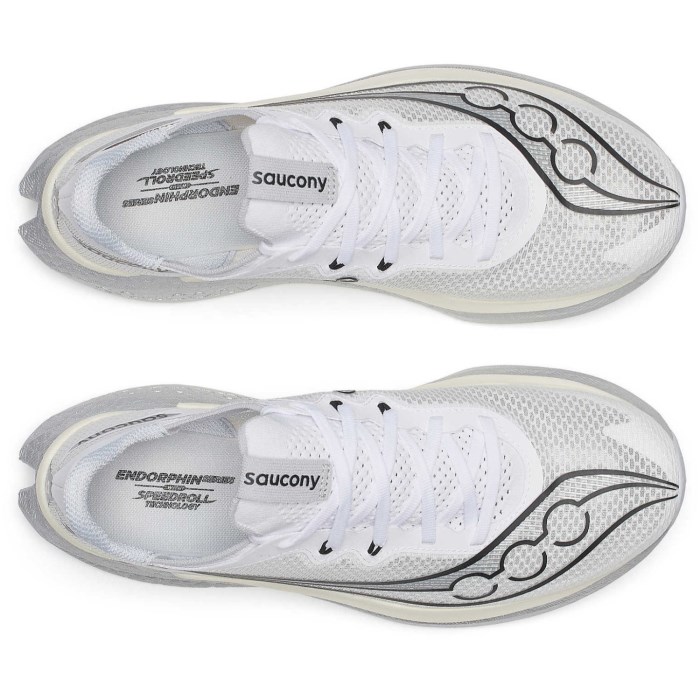 Saucony Endorphin Pro 5 - Mens Racing Shoes - White/Black