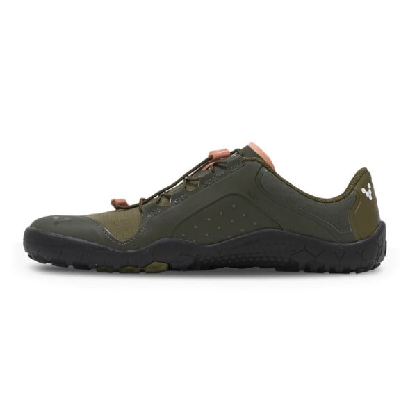 Vivobarefoot Primus Trail III All Weather FG - Mens Trail Running Shoes - Dark Olive