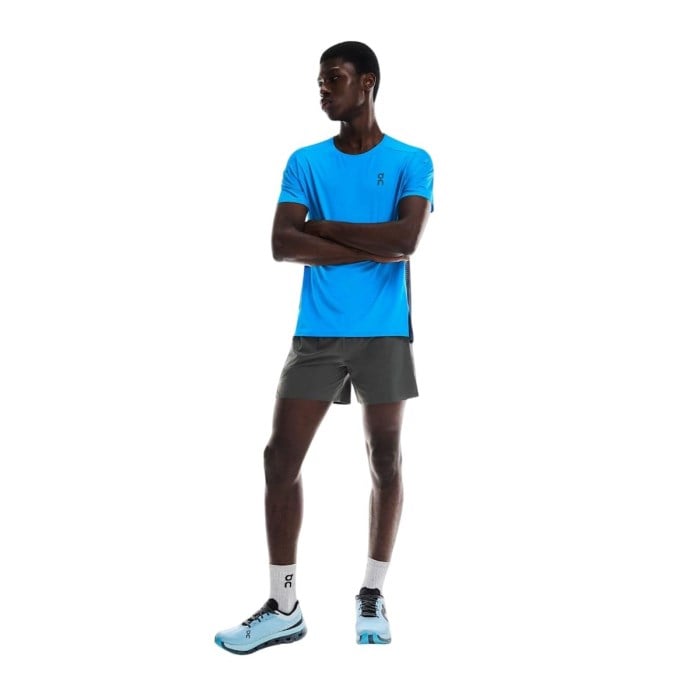 On 5 Inch Mens Performance Shorts - Eclipse
