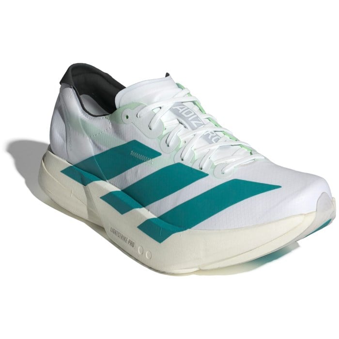 Adidas Adizero Adios Pro 4 - Mens Racing Shoes - Cloud White/Pure Teal/Carbon