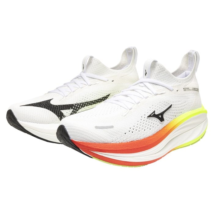 Mizuno Neo Vista 3 - Mens Running Shoes - White/Black/Orange - image 7