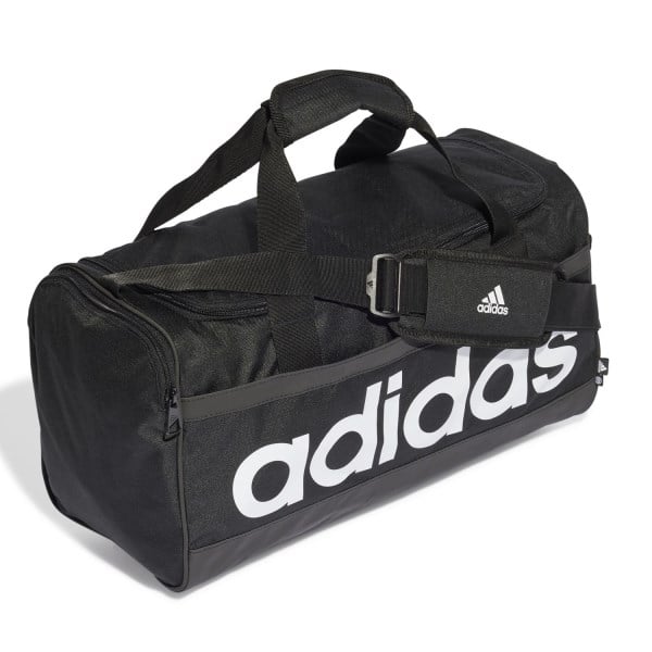 Adidas Essentials Linear Duffel Bag - Black/White