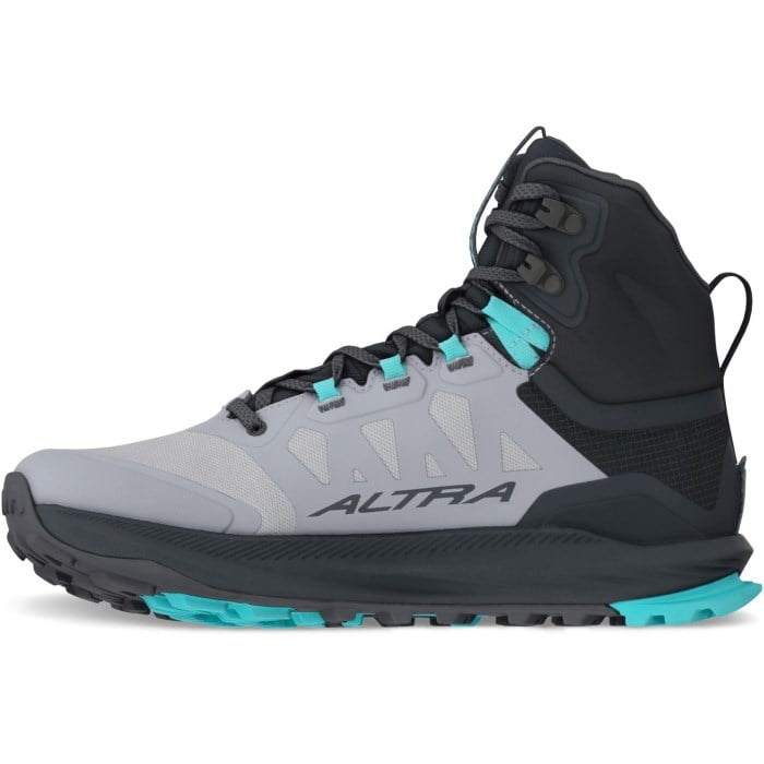 Altra Lone Peak 9 Mid Waterproof - Womens Hiking Shoes - Black/Gray