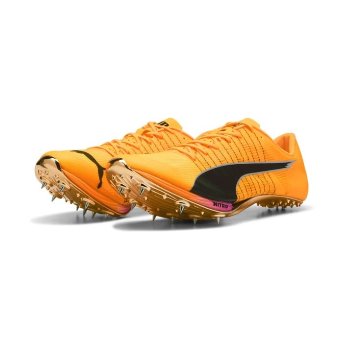 Puma evoSpeed Sprint Nitro Elite 2 - Unisex Sprint Spikes - Sun Stream/Pure Magenta/Puma Black