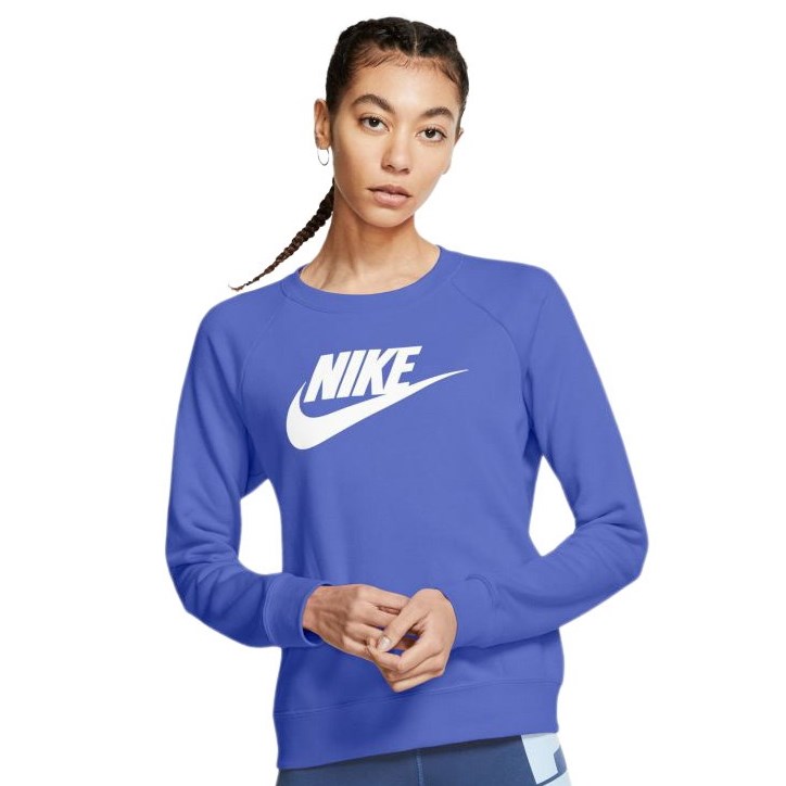 women's nike sportswear essential fleece crew sweatshirt