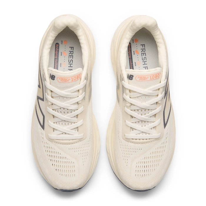 New Balance Fresh Foam X 1080v14 - Womens Running Shoes - Sea Salt/Vintage Indigo/Hot Mango