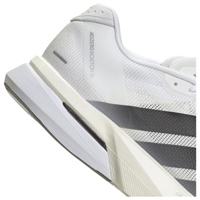 adidas Adizero Boston 13 - Mens Running Shoes - Cloud White/Core Black/Dash Grey - image 7