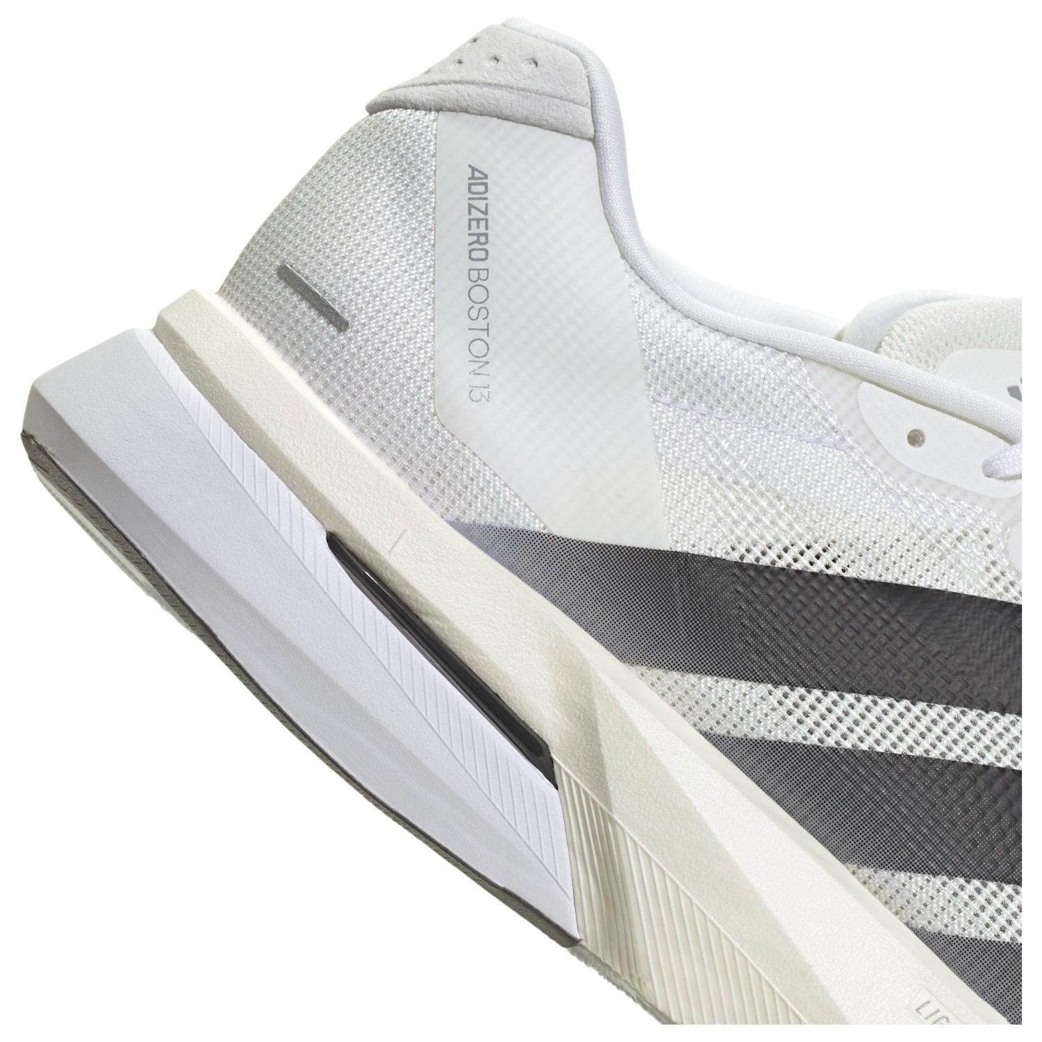 adidas Adizero Boston 13 - Mens Running Shoes - Cloud White/Core Black/Dash Grey - image 7