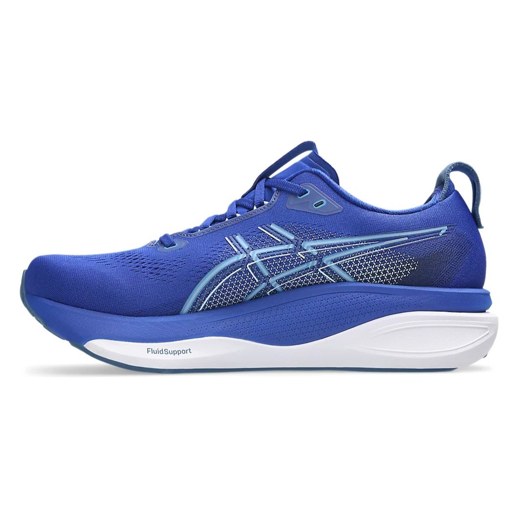 Asics Gel Kayano 33 - Mens Running Shoes - Prussian Blue/White - image 2