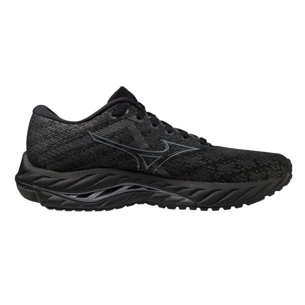 Mizuno Wave Inspire 19 - Womens Running Shoes - Black/Metallic Grey/Black
