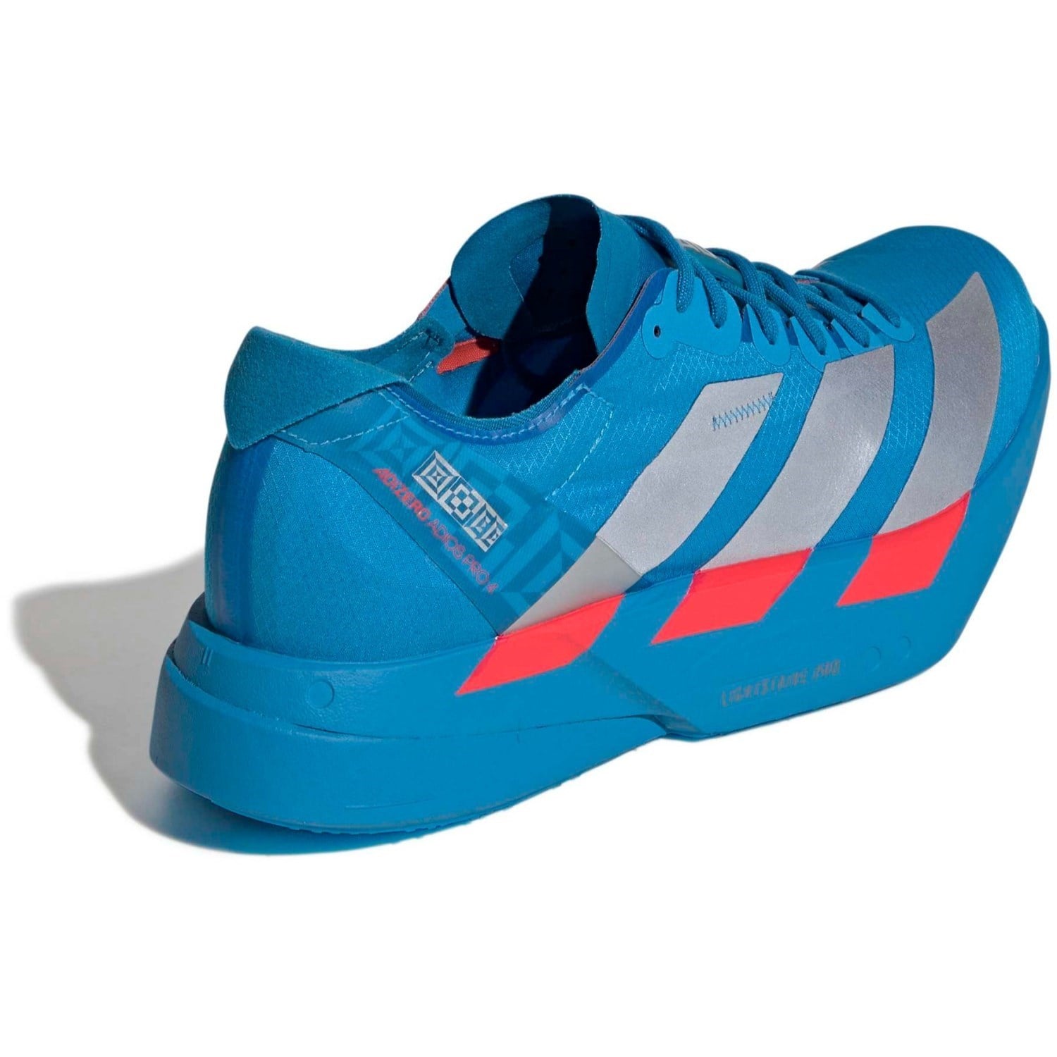 adidas Adizero Adios Pro 4 - Mens Racing Shoes - Solar Blue/Silver Metallic/Lucid Blue