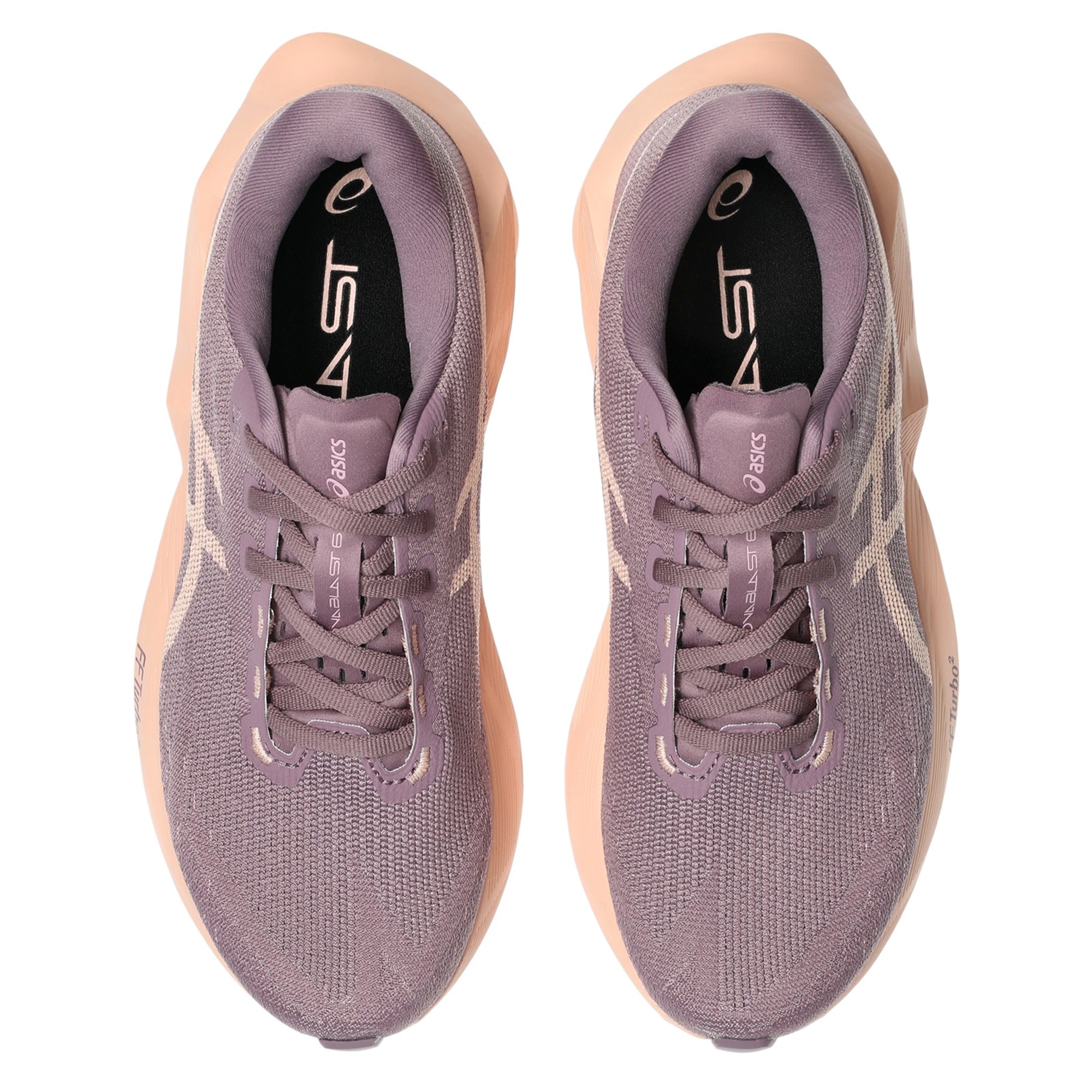 Asics Novablast 6 - Womens Running Shoes - Dusty Mauve/Cantaloupe - image 4