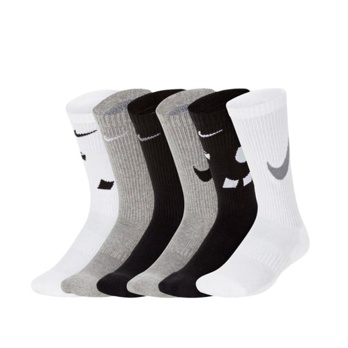 Nike Everyday Kids Cushioned Crew Socks Pair Multi Color