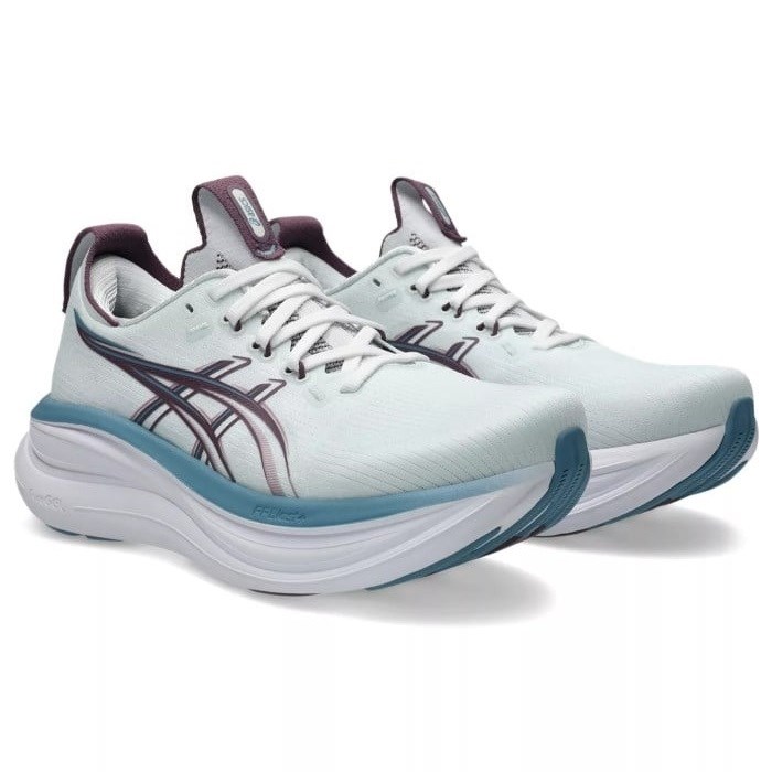Asics Gel Nimbus 28 - Womens Running Shoes - Arctic Blue/Velvet Purple