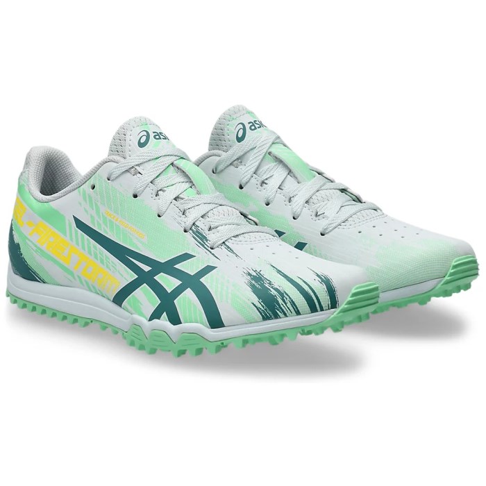 Asics Gel Firestorm 5 - Kids Racing Waffles - Arctic Blue/Misty Pine