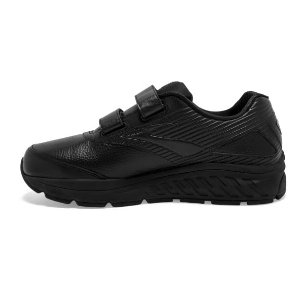 Brooks Addiction Walker 2 Leather Velcro - Mens Walking Shoes - Black