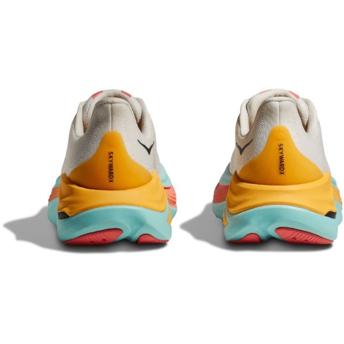 Hoka Skyward X - Womens Running Shoes - Blanc De Blanc/Swim Day
