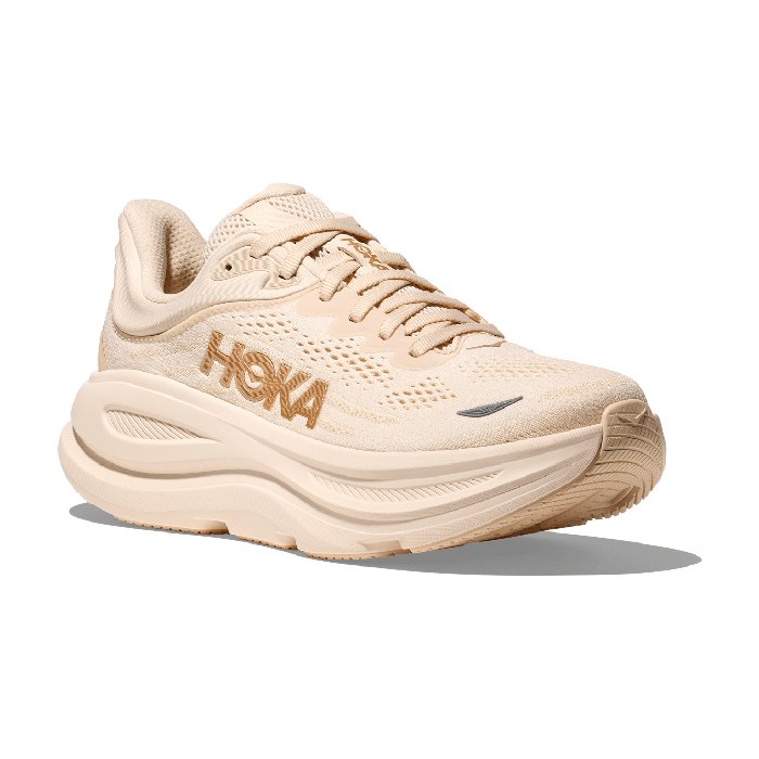 Hoka Bondi 9 - Womens Running Shoes - Vanilla/Birch