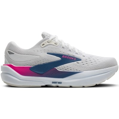 Brooks Ghost Max 3 - Womens Running Shoes - White/Moonlight/Pink
