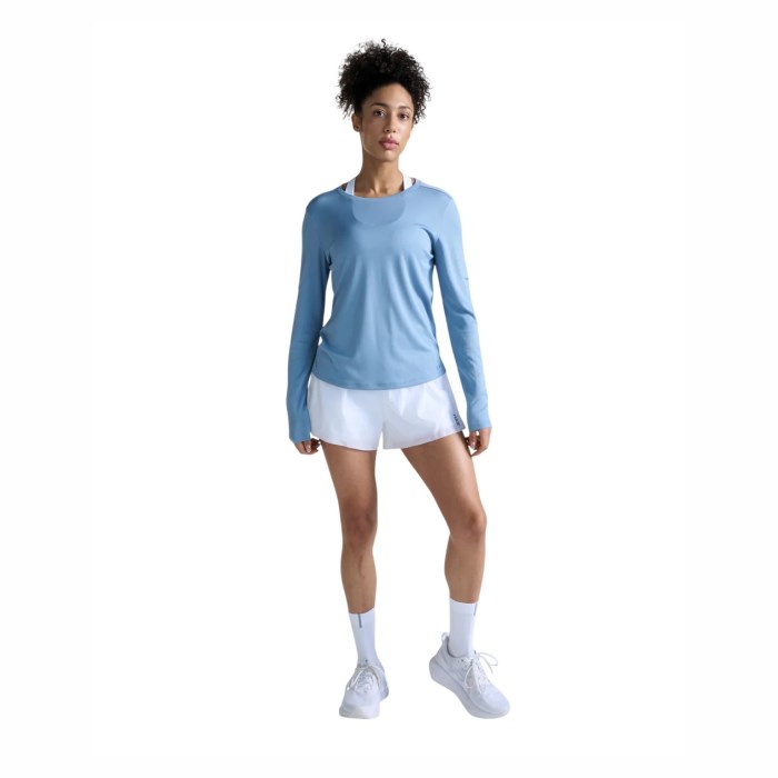 2XU Womens Aero Long Sleeve Top - Blue Shade/Blue Shade Reflective - image 3