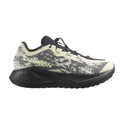 Salomon Aero Glide 4 GRVL - Mens Running Shoes - Bog/Black/Sunny Lime