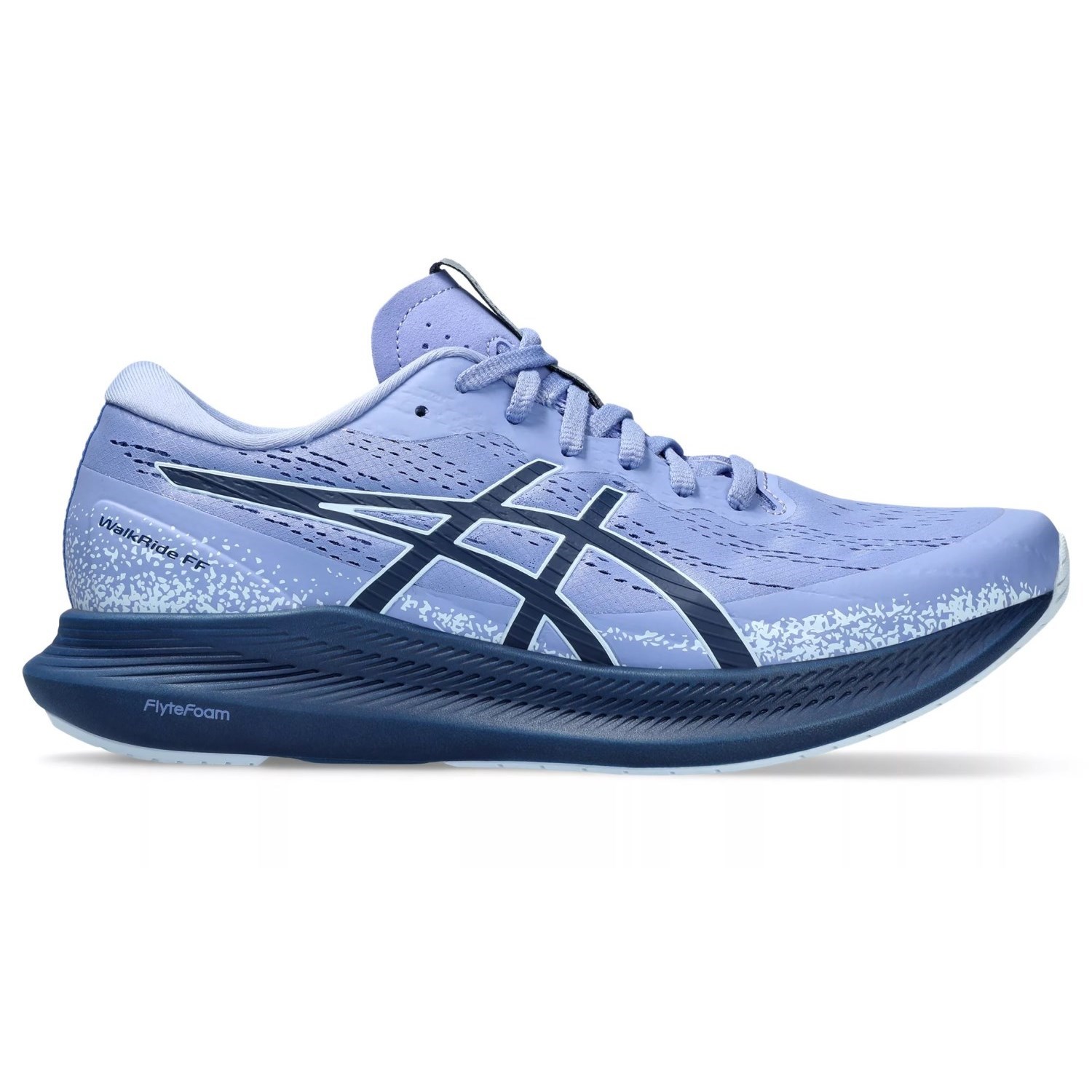 Asics Walkride FF Womens Walking Shoes Violet Storm/Blue