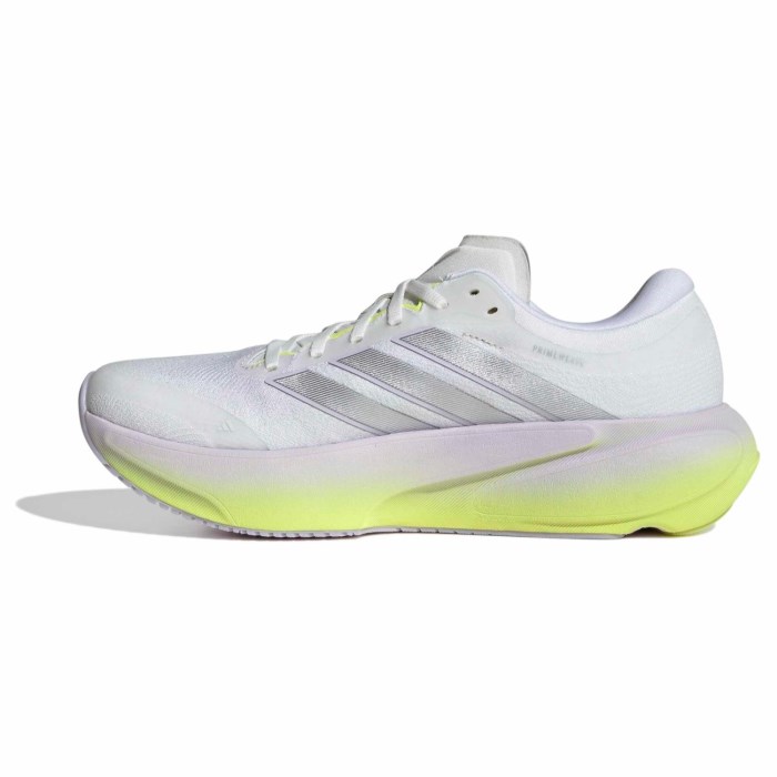adidas Supernova Rise 3 - Womens Running Shoes - Crystal White/Silver Metallic/Purple Tint - image 2