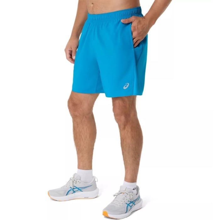 Asics Silver 7inch Shorts - Mens Running Shorts - Aegean Blue
