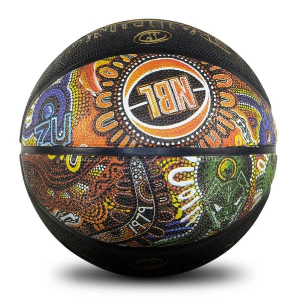Spalding NBL Replica Indigenous Outdoor Basketball - Black