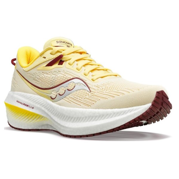Saucony Triumph 21 - Womens Running Shoes - Glow/Sundown