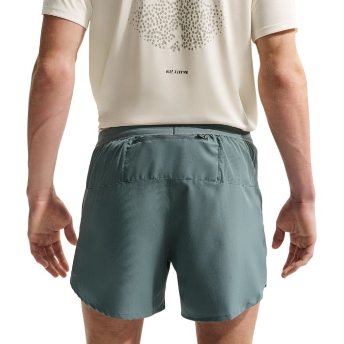 Nike Stride Mens Dri-FIT 5 Inch Brief-Lined Running Shorts - Mineral Slate/Reflective Silver