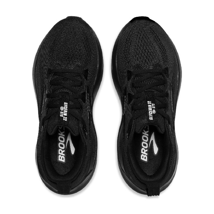 Brooks Glycerin GTS 22 - Mens Running Shoes - Black/Black/Black