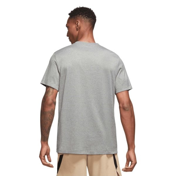 Nike Dri-Fit Mens Training T-Shirt - Tumbled Grey/Silver/Black