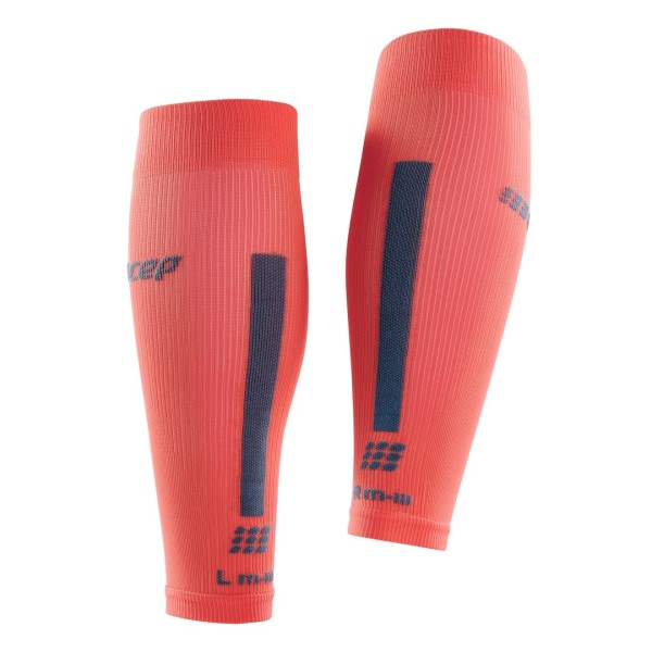 CEP Compression Calf Sleeves 3.0 - Coral/Grey