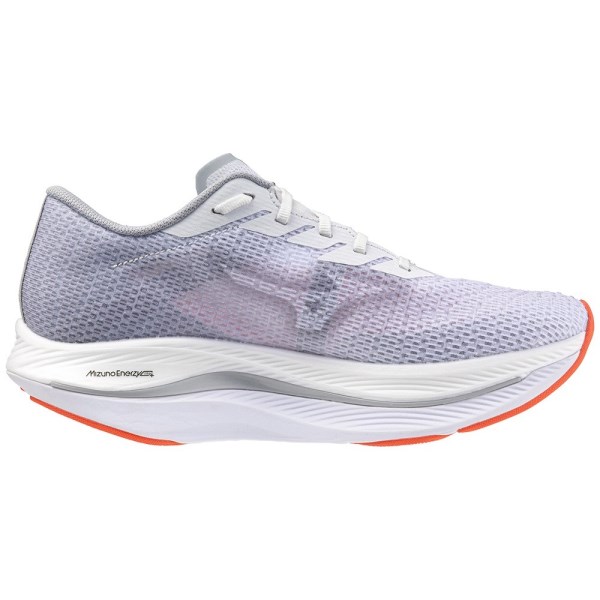 Mizuno Wave Rebellion Flash 2 - Mens Running Shoes - White/Black/Harbor Mist