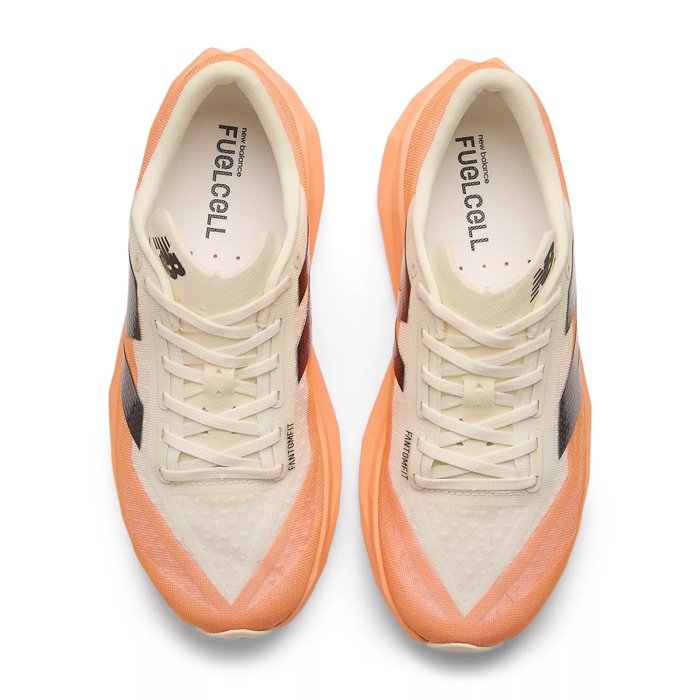 New Balance FuelCell Rebel v4 - Mens Running Shoes - Hot Mango/Angora