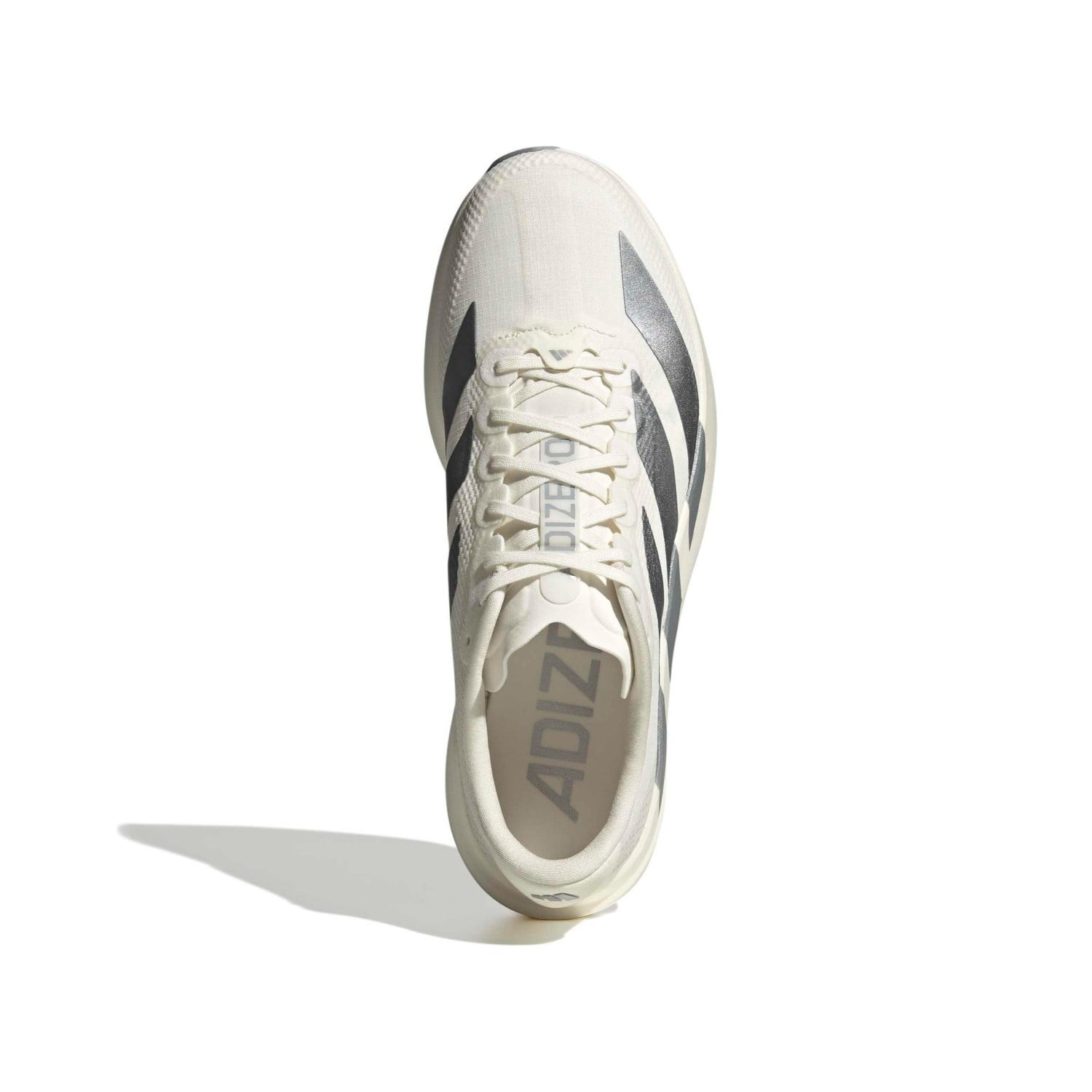 adidas Adizero Evo SL Woven - Mens Running Shoes - Core White/Core White/Halo Silver - image 3