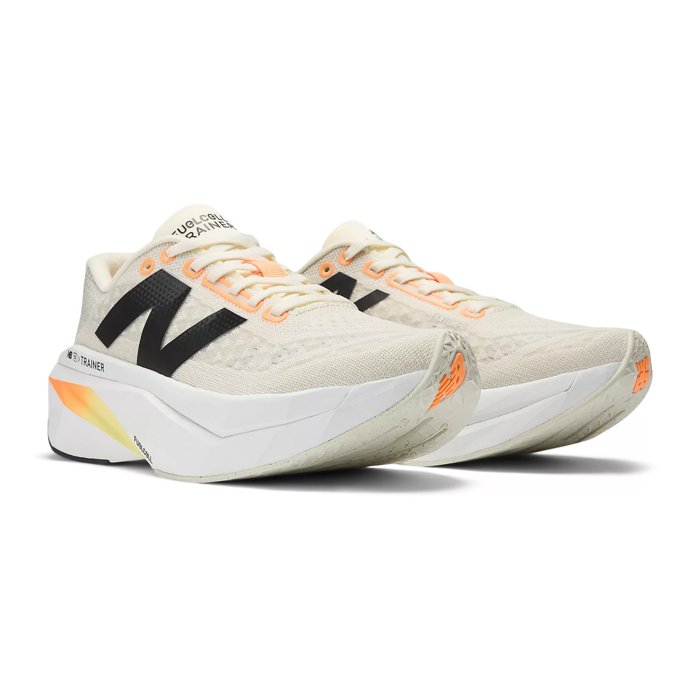 New Balance Fuelcell SuperComp Trainer v3 - Mens Running Shoes - Angora/Hot Mango