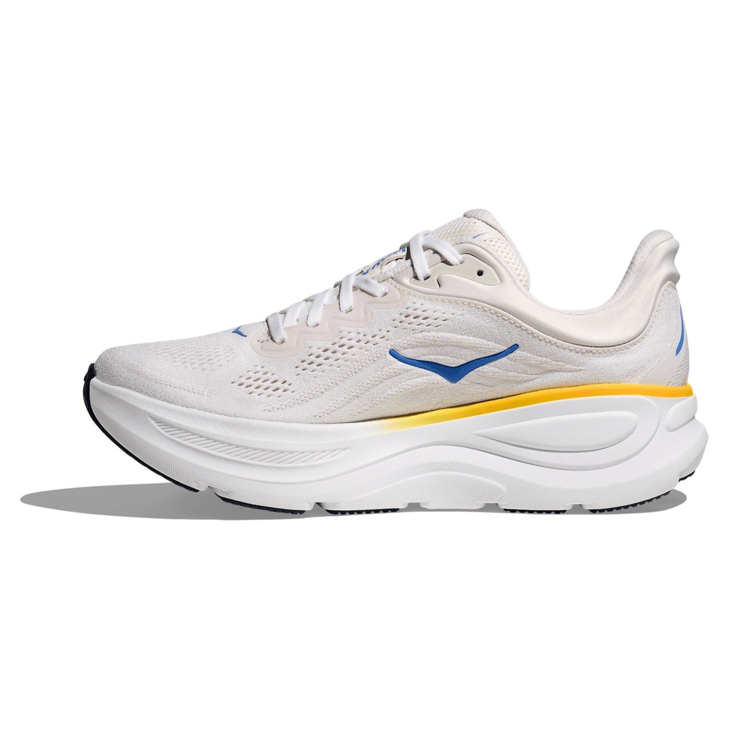 Hoka Bondi 9 - Mens Running Shoes - White/Grout - image 2