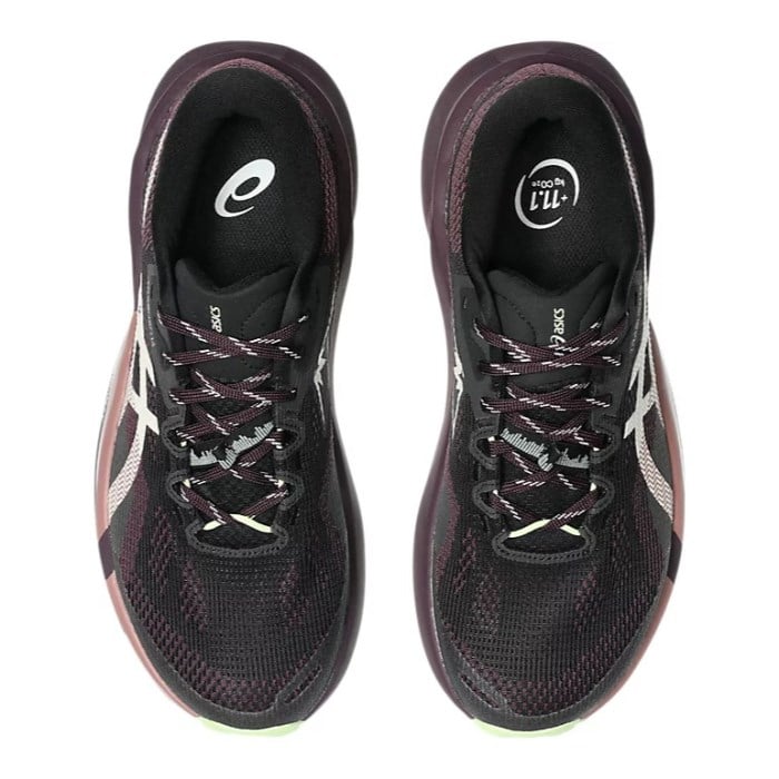 Asics Trabuco 14 - Womens Trail Running Shoes - Black/Dark Aubergine - image 3