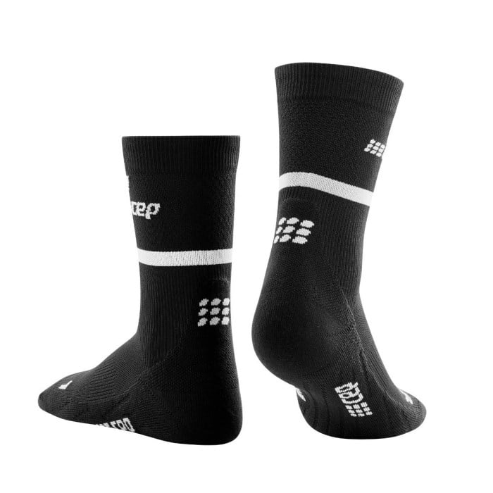 CEP The Run Mid Cut v4 Womens Running Socks - Black