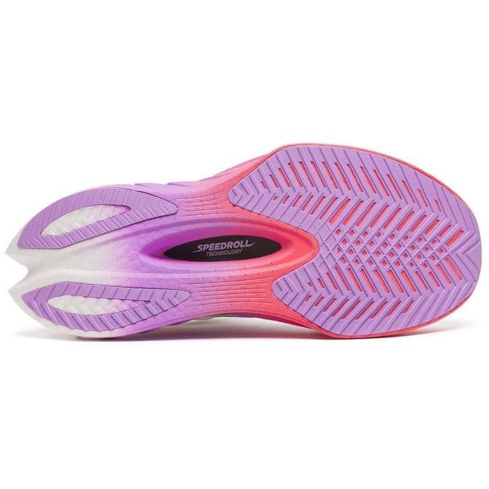 Saucony Endorphin Pro 4 - Womens Road Racing Shoes - White/Crocus